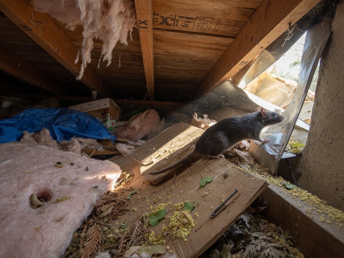Why Roof Rats Get Into Attics in Spring TX